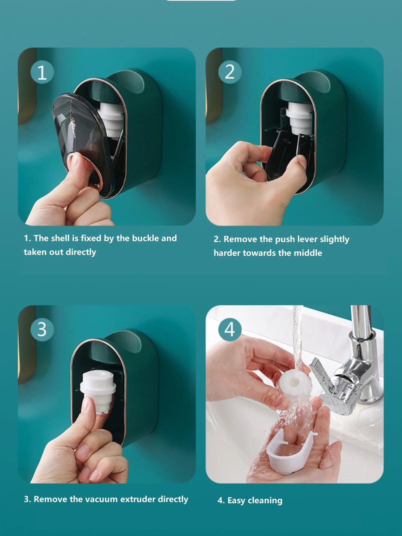 Bathroom Toothpaste Squeezer Automatic Toothpaste Dispenser Dust-Proof Toothbrush Holder Wall Mount Stand Bathroom Accessories