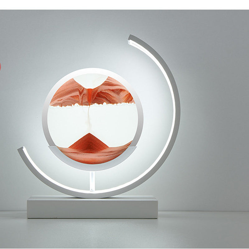 High-End Business Gifts Quicksand Painting 3D Living Room Decorations Lights Creative Lamp Led Lights