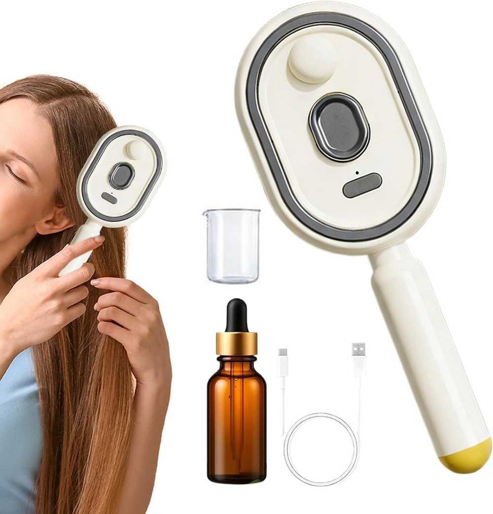 Steam Brush – Rechargeable Hair Detangler & Oil Infuser