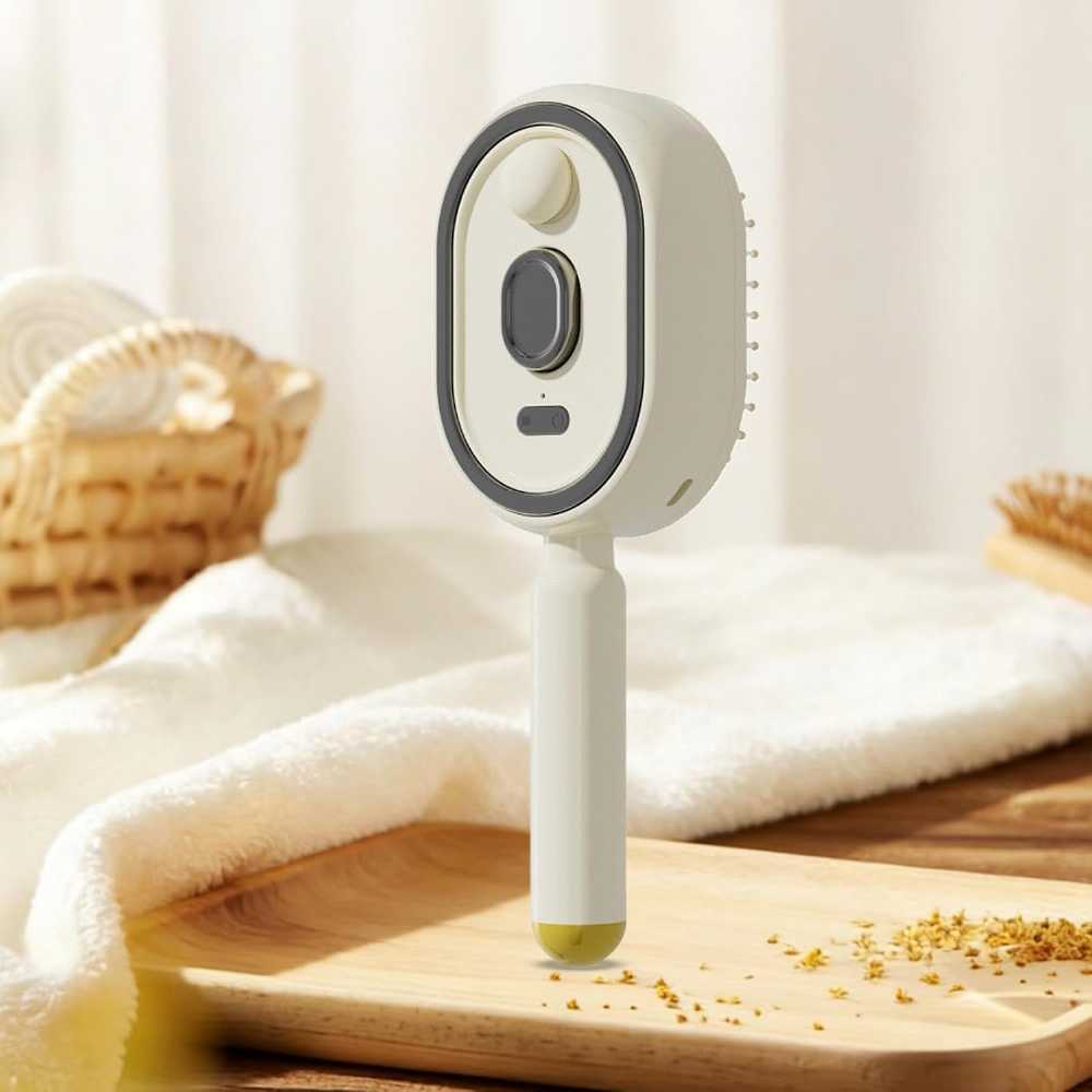 Steam Brush – Rechargeable Hair Detangler & Oil Infuser