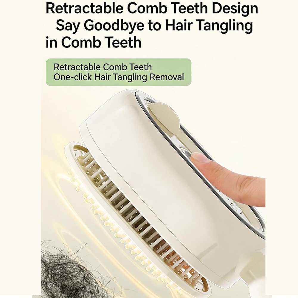 Steam Brush – Rechargeable Hair Detangler & Oil Infuser